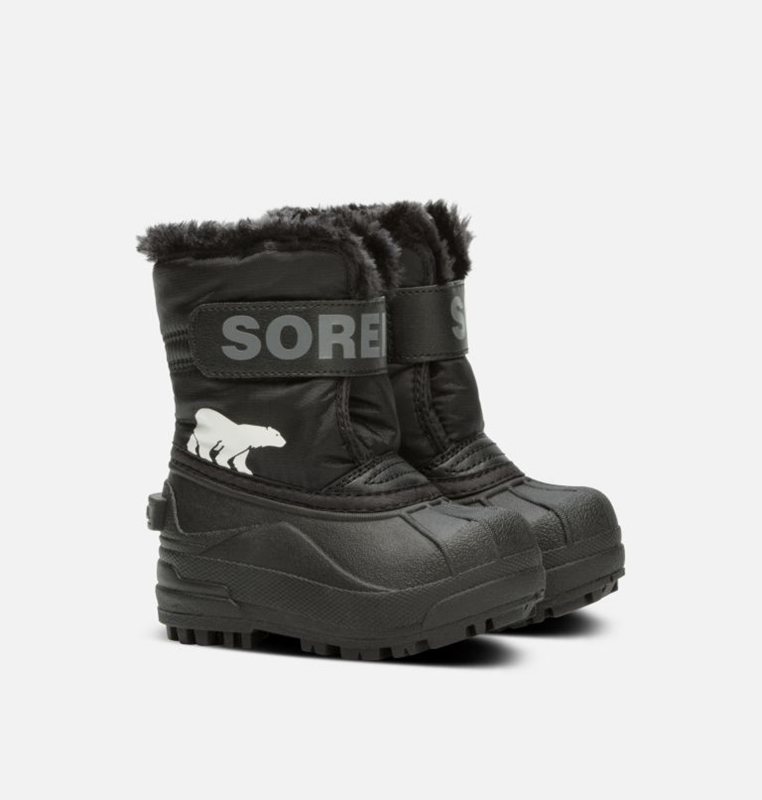 Sorel Barn Vinterkängor Svarta - Toddler Commander™ - SIX-138604